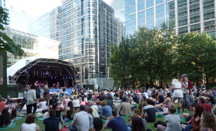 Canary Wharf went Country