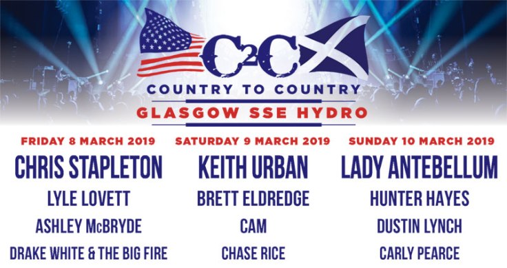 C2C19 Glasgow headliners